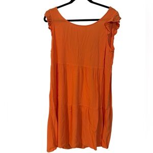 A pretty orange dress by Ichi in size extra large